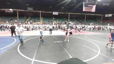 86 lbs Quarterfinal - Noah Schall, NM Gold vs Elijah Zentner, Division Bell Wrestling