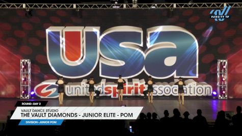 Vault Dance Studio - The Vault Diamonds - Junior Elite - Pom [2024 Junior Pom Day 2] 2024 USA All Star Super Nationals