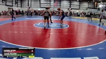 113 lbs Quarterfinals (8 Team) - Chase McCord, DARKHORSE WRESTLING CLUB vs Xaiden Wynn, FCA LYNCHBURG