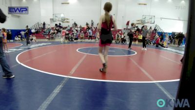 91 lbs Rr Rnd 4 - Madisson Lopez, Clinton Youth Wrestling vs Dru Savanna Smith, Redskins Wrestling Club