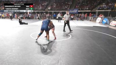 G 185 lbs Champ. Round 1 - Annagrace Snyder, Parkway Girls vs Amaya Downey, Northshore Girls