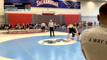 197 lbs Quarterfinal - Charles Dunn, Johns Hopkins vs Christo Marion, St. Vincent College