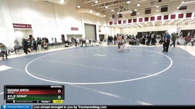 138 lbs Semifinal - Dianna Smith, GMLOS vs Kylie Donat, Bemidji