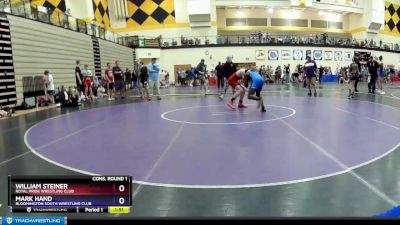 119 lbs Cons. Round 1 - William Steiner, Royal Pride Wrestling Club vs Mark Hand, Bloomington South Wrestling Club