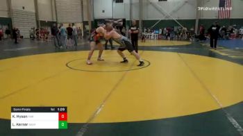 285 lbs Semifinal - Kazz Hyson, FAIRBURY MATMEN vs Levi Kerner, Arapahoe