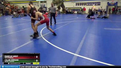 JV-9 lbs Round 3 - Marcus West, Williamsburg vs Caleb Keegan, Mount Vernon