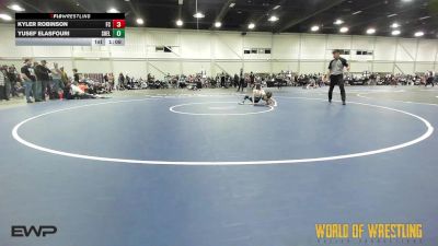 68 lbs Rr Rnd 5 - Kyler Robinson, Full Circle 12U vs Yusef Elasfouri, Shelton Wrestling Academy 12U