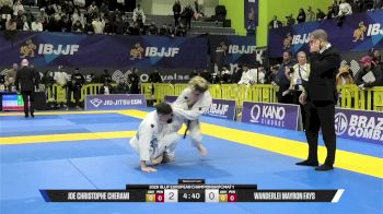 Wanderlei Mayron Fays vs Joe Christophe Cherami 2026 European Jiu-Jitsu IBJJF Championship