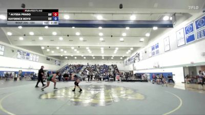 124 lbs Cons. Round 4 - Kaydence Boyd, Unattached vs Alyssa Prado, Unattached