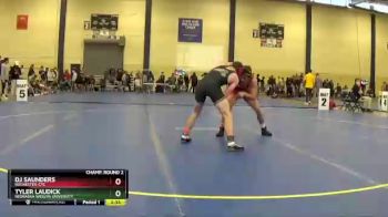 141 lbs Champ. Round 2 - Tyler Laudick, Nebraska Weslyn University vs Dj Saunders, Rochester-CTC