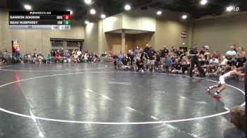 50 lbs Round 2 (8 Team) - Beau Humphrey, Crossroads Wrestling vs Dawson Adkison, Panhandle Pittbulls