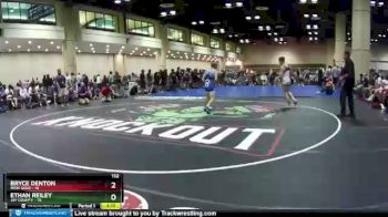 132 lbs Quarters & Wb (16 Team) - Ethan Reiley, Jay County vs Bryce Denton, MXW Gold