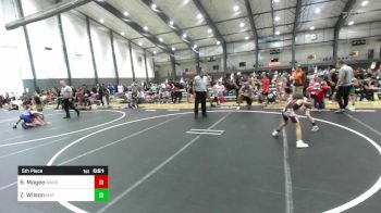 62 lbs 5th Place - Braxton Magee, Warriors Of Christ vs Zachary Wilson, Mat Demon WC