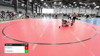 132 lbs Consi Of 32 #2 - Miles Harris, CO vs Bailey Wilman, NA
