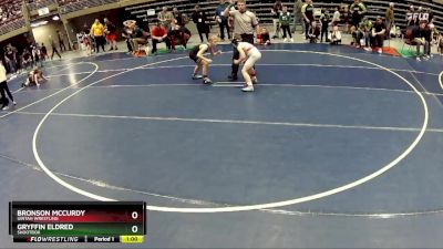 75 lbs Quarterfinal - Gryffin Eldred, Shootbox vs Bronson McCurdy, Uintah Wrestling