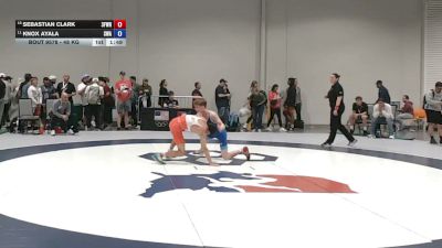 48 kg Cons. Rd Of 16 - Sebastian Clark, 3F Wrestling vs Knox Ayala, Sebolt Wrestling Academy