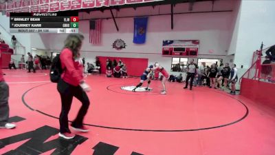 JH 138 lbs Cons. Round 2 - Journey Karr, CHOCTAW vs Brinley Bean, ELGIN JH