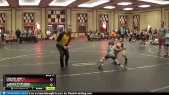 52 lbs Round 5 (6 Team) - Colvin Smith, Revival Yellow vs Carter McMahan, Upper Twp Green Hornets