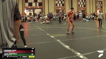 110 lbs Semis & 1st Wrestleback (8 Team) - Jack Sabatelli, Iron Faith vs Jackson Cody, Smittys Barn