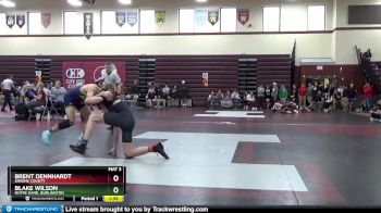 145 lbs Round 1 - Blake Wilson, Notre Dame, Burlington vs Brent Dennhardt, Greene County