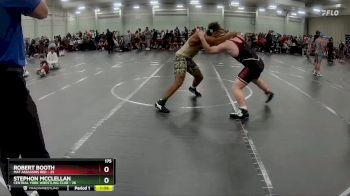 175 lbs Round 6 (8 Team) - Stephon McClellan, Central York Wrestling Club vs Robert Booth, Mat Assassins Red