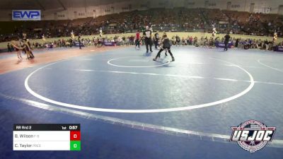 80 lbs Rr Rnd 2 - Breckin Wilson, F-5 Grappling vs Chase Taylor, Predator Wrestling