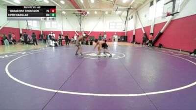 184 lbs Quarterfinal - Kevin Casillas, Unattached vs Sebastian Anderson, Palomar College