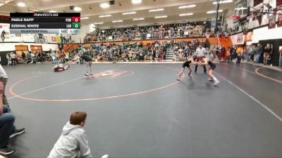 84 lbs Quarterfinal - Ezekial White, Lander Middle School vs Paele Rapp, Powell Middle School