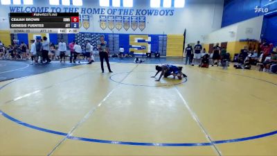 135 lbs Round 2 (6 Team) - Ceajah Brown, SOWA vs Genesis Fuentes, Attack WC