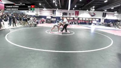 144 lbs Champ. Round 1 - Lenin Orozco, Riverside Poly vs Damian Ochoa, Trabuco Hills