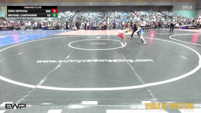 49 lbs Consi Of 8 #1 - Ezra Estrada, Madera Wrestling Club vs Michael Cawthorne, Tiger Trained Wrestling