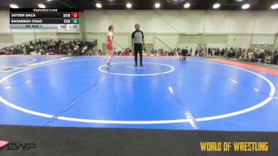 150 lbs Rr Rnd 3 - Jayden Baca, SOTM Big vs Savannah Chao, Storm Wrestling Center