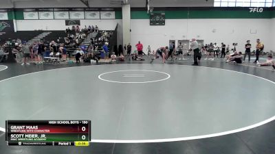 150 lbs Cons. Semi - Grant Maas, Wrestling With Character vs Scott Meier, Jr., MWC Wrestling Academy