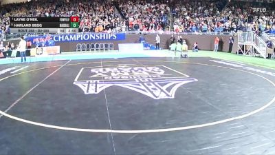 D2-285 lbs 1st Place Match - Layne O`Neil, Fowlerville vs Harland Begg, Marshall