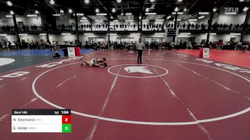 125A lbs Rr Rnd 2 - Nate Desmond, Wyoming Seminary vs Seach Hibler, Apex Wrestling
