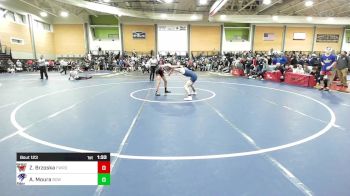 113 lbs Round Of 16 - Zach Brzoska, Fairfield Warde vs Adler Moura, Bow