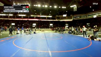 132 lbs Champ. Round 2 - Rowdy Berry, South Kitsap vs Rydell Myers, Goldendale