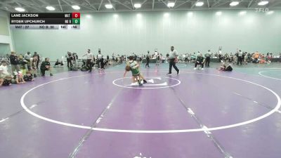 110 lbs Rr Rnd 2 - Lane Jackson, Mat Warriors Orange K6 - EL vs Ryder Upchurch, No Bull Elite - EL