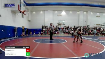 120 lbs Quarterfinal - Bodey Bond, Madill Takedown vs Chebon Warrior, Tecumseh Youth Wrestling