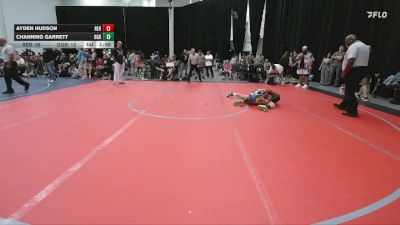 120 lbs Round 3 (6 Team) - Ayden Hudson, Rebellion vs Channing Garrett, Ohio Gold Black