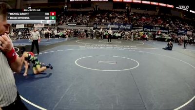 D 2 126 lbs Champ. Round 2 - Daniel Daspit, Teurlings Catholic vs Ryan Mitchell, Kenner Discovery Health Science