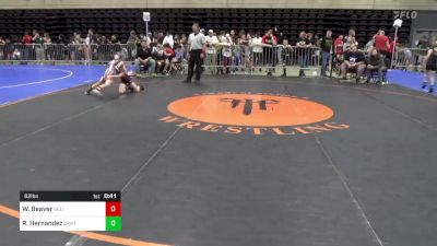 62 lbs Quarterfinal - Wyatt Beaver, Selinsgrove, PA vs Ryder Hernandez, Orrtanna, PA