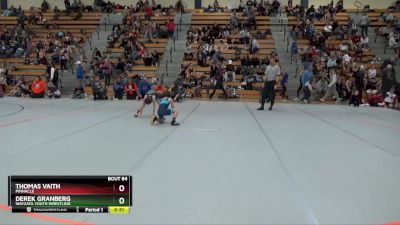 70 lbs Cons. Semi - Thomas Vaith, Pinnacle vs Derek Granberg, Wayzata Youth Wrestling