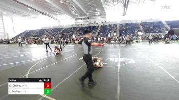 65 lbs Round Of 16 - Dominik Chavez, Dominate Club Wrestling vs Laiku Molina, Legends Of Gold LV