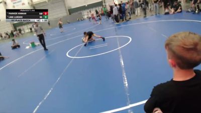 90 lbs 1st Place Match - Link Luedke, Holyoke vs Parker Kinnan, HAWK