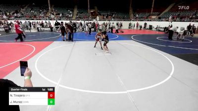 100 lbs Quarterfinal - Niko Tinajero, EP Enforcers vs Juan Munoz, Cornerstone WC