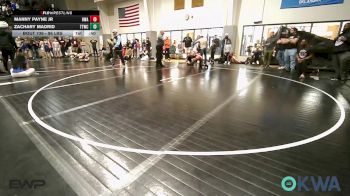 96 lbs Final - Manny Payne Jr, HURRICANE WRESTLING ACADEMY vs Zachary Madrid, Team Tulsa Wrestling Club