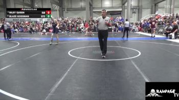 175 lbs Champ. Round 1 - Riley Queen, Rampage vs Blaze Gossman, Scott City Takedown Club