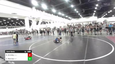 40 lbs Consolation - Hazel Grimley, California Grapplers vs Carson Morrow, Mat Demon WC