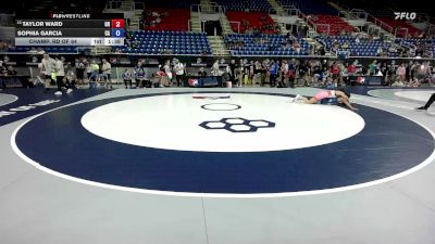 130 lbs Champ. Rd Of 64 - Taylor Ward, OR vs Sophia Garcia, CA